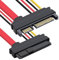System-S Cable SATA 10 cm 22 pines macho a SAS 29 pines hembra adaptador para disco duro