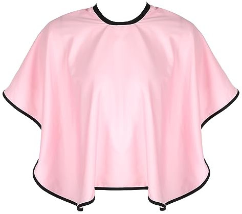 Lusofie Friseurumhang Wasserdichter Haarfärbe Umhang Kurzhaarschnitt Frisierumhang Salon Haarschnitt Umhang Friseur Make-up Schürze für Haarfärbemittel Bleichmittel Shampoo