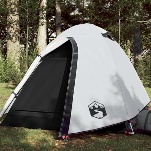 Tino Tech Tienda de campaña de cúpula para 2 personas, color blanco, oscurecedora, resistente al viento, tienda de campaña familiar, para festivales, tienda de campaña para familia, trekking, 254 x