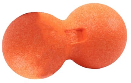 HONITANO Palla da Massaggio Strumento per Massaggio Muscolare a Forma di Arachide in Epp Arancione e Favorire Rilassamento Muscolare a Nucleo Solido per Alleviare lo Stress