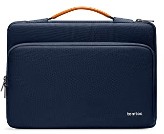 tomtoc 360° Protective Laptop Sleeve for 15'' New MacBook Air M5/A3448(2026), M4/A3241, M3/A3114, M2, 15'' Surface Laptop, Dell XPS 15 Plus, 15 MacBook Pro A1990 A1707, Water-resistant Carrying Case