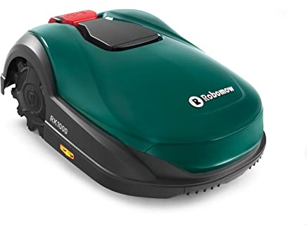ROBOMOW RK1000 Robotermäher/Rasenroboter für Flächen bis 1000 qm | 21 cm Schnittbreite; Kantenmodus; einfache Installation, selbstreinigend,schwimmendes Mähdeck, bis 45 Grad Steigung