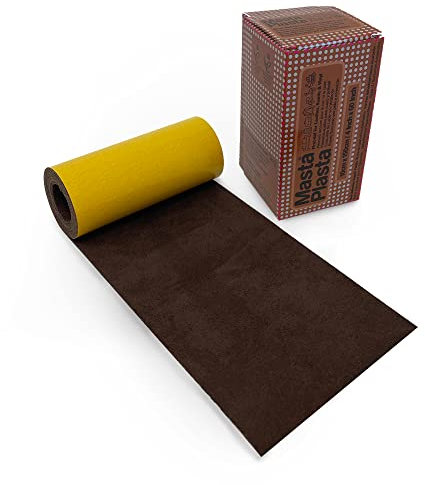 MastaPlasta Instant Original Suede Repair Tape Roll - Tan 150 x 10 cm (60in x 4in). Upholstery-Quality. Fix Sofas, Car Interiors, Jackets, Bags & More. Perfect for Most Velvets Too!