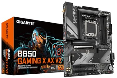 Gigabyte B650 GAMING X AX V2, AMD Socket AM5 M.2, PCI Express 4.0, SATA III ATX Motherboard