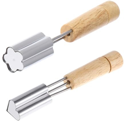 Cabilock 2piezas Moldes De Galletas Diy y Cortadores De Verduras Reutilizables y Duraderos Acero Inoxidable