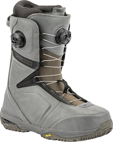 Nitro Herr Team BOA snowboardbåt, Charcoal, 30