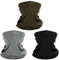 patinadrift 3 Stück Multifunktionstuch Schlauchschal, Winddicht Bandanas Elastiche Schnelltrocknend Maske Sonnenschutz Halstuch Herren Damen Loop Schal Neckwarmer (Black Grey Army Green)