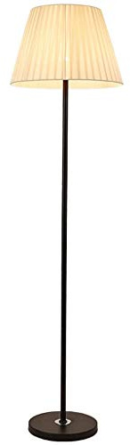 Moderna lámpara LED de suelo para sala de estar y dormitorio, diseño de tela vertical con estilo alto, poste de pie, elegante decoración para el hogar, ideal para la cama y la iluminación del ambiente