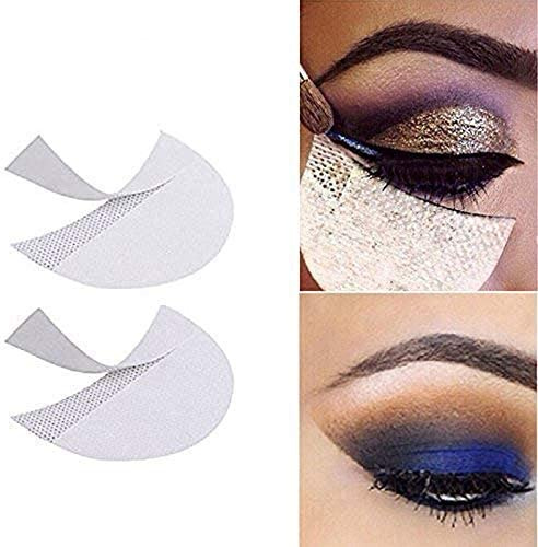 KOLIGHT Pack of 100pcs Professional Disposable Eyeshadow Shield Under Pad Patches For Eyelash Extensions Lip Makeup Protection