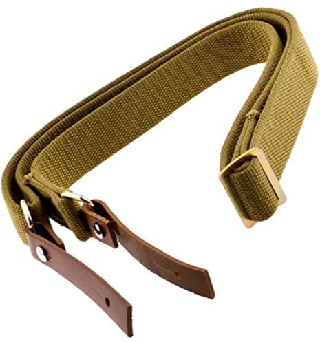 Cajoauis Canvas Rifle Sling Shoulder Strap for SKS/AK Type 56 Sling Rifle Sling