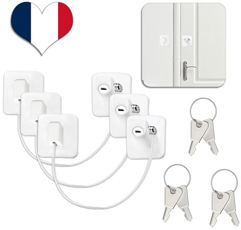 Securite Fenetre Enfant (3pcs) - Bloque Fenetre Enfant - Sécurité Et Protection - Evitez Tout Risque D’accident Domestique