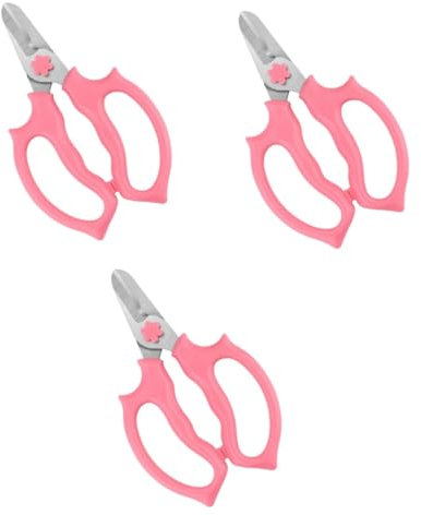 Supvox Haushaltsgeräte 3st Blumenschere Obst Pflanzenschneideschere Kleine Gartenschere Manuelle Handschere Manuelle Gartenschere Ratschenschere Totenkopfschere Pfropfschere Zweig Abs e