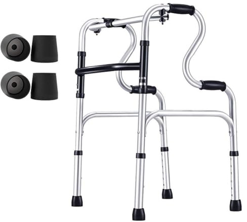 Déambulateur léger pour personnes âgées et handicapées – Design pliable, utilisation en intérieur/extérieur, capacité de poids de 181,4 kg