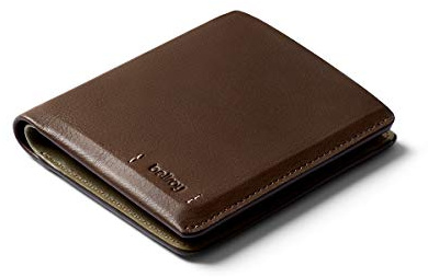 Bellroy Note Sleeve - Premium Edition (Slim Leather Wallet, Billfold) - Darkwood