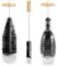 WANGCL Cepillo para botellas de vidrio SodaStream, limpiador de botellas de vidrio sin arañazos, para jarra de vidrio, botellas de soda, botellas de 0,6 litros (paquete de 2), color negro