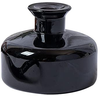 FSSTUD 200ml Empty Glass Diffuser Bottles - Fragrance Jars, Aromatherapy Container, Refillable Scent Accessories - Black