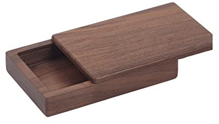 Caja de Tarjetas de Visita Caja de tarjeta de visita Caja de tarjeta de acrílico transparente Oficina de escritorio de madera Tarjeta postal de almacenamiento multicapa Caja Para Tarjetas de Visita.