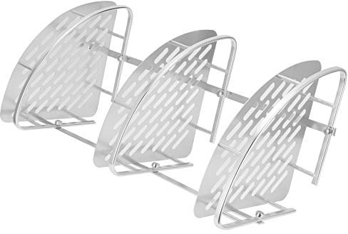 Aramox 3 Levels Corner Shower Shelf, Shower Shelf Wall Mounting, Space for Shampoo, Conditioner, Shower Gel, Including Mounting Materials