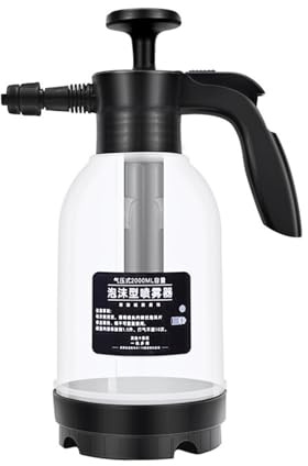 Schiuma per lavaggio auto, 2 l, nebulizzatore portatile a pressione, nebulizzatore portatile da giardinaggio, per lavaggio auto, giardino, cortile, patio, bagno