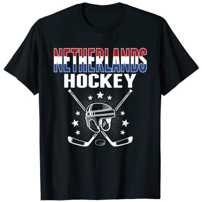 Netherlands Ice Hockey Fans Jersey Support Dutch Hockey Team T-Shirt