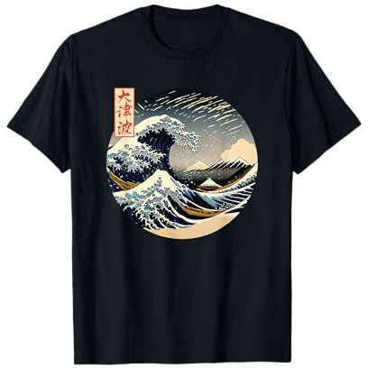 The Great Wave Kanagawa Streetwear Japonais T-Shirt
