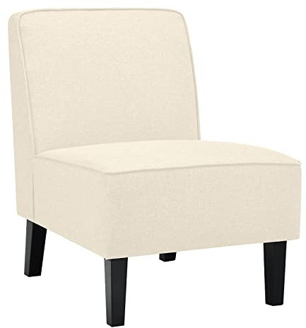 RELAX4LIFE Loungesessel, Polsterstuhl mit Gummiholzbeinen, Akzentstuhl Gepolstert, Relaxsessel mit Rückenlehne, bis 150 kg belastbar, für Wohnzimmer Schlafzimmer Esszimmer