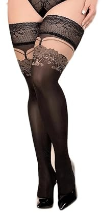 Selente Lovely Legs Bas autofixants tendance avec couture arrière. Fabriqués dans l'UE.