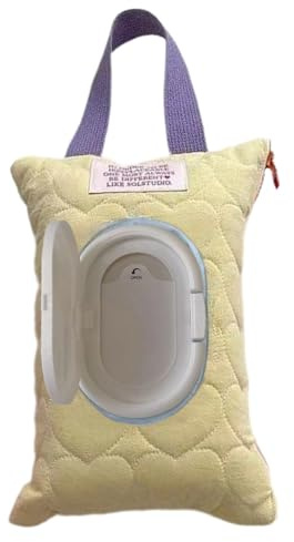Boîte À Lingettes Humides - Sac À Couches De Voyage Matelassé, Sac À Fonction Distributeur, Stockage De Lingettes Humides À 2 Couches, Conception D'organisateur Portable, Aide À L'hygiène Quotidienne,