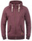 Solid SDVitu Herren Sweatjacke Kapuzenjacke Zip-Hoodie mit Kapuze Kordelzug Kängurutasche Reißverschluss Baumwollmischung Regular fit, Größe:S, Farbe:Wine Red Melange (8985)