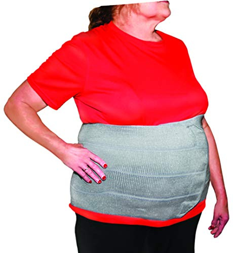 StrictlyStability 2XL Plus Size Bariatric Abdominal Binder | Hernia Support | Post Surgery Tummy & Waist Compression Wrap | Obesity Girdle Belt for Big Men & Women (2XL)