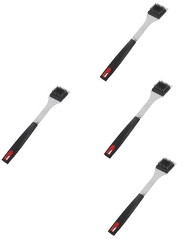 TOYANDONA 4 Piezas Cepillo para Parrilla Accesorios para Asar a La Parrilla Cerda Multifuncional Limpiador De Parrillas Depuración Cepillo De Limpieza Parilla Cepillo para Barbacoa Páginas
