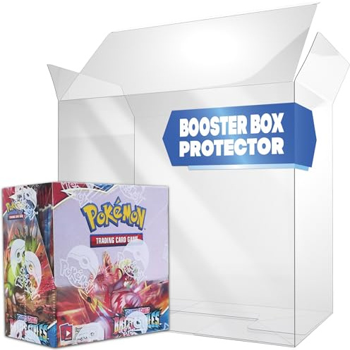 Pack de 5 Protection Booster Pokemon Gold – Protection Display PKMN 0,5 mm avec Protection UV | Lot de Protections pour Boite Pokemon et Boîte de Booster PKMN