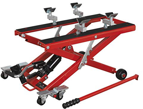 Sealey Mc4500 Motorcycle & Quad Scissor Lift 500Kg Capacity Hydraulic