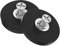 MIN CI Magnete Stark Groß, 2 Stück Neodym Magnet mit Gewinde D66x8mm M6 Magneten Schraubbar Flach Magnete mit Loch Senkkopf Magnete zum Anschrauben Autolichter Topfmagnet Magnet Rund
