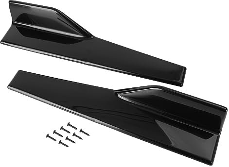 Artudatech Seitenschweller, Universelle Auto-Seitenschweller Karosserie Spoilerlippe ABS Rocker Splitter Winglet Wings Diffusor Auto Spoiler