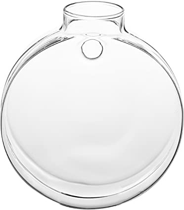 Gsycle 2 Stück Glaswand-Pflanzgefäße, Hängende Glas-Pflanzgefäße, Wandbehang, Glas-Pflanzgefäß, Hydrokultur-Wand-Pflanzgefäß, Glas-Terrarium Für Heimdekoration(#2)