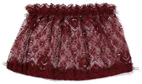 YEKEYI Cache-décolleté pour femme - Camisole à clipser - Soutien-gorge - Insert superposition - Panneau de modestie - Grande taille, bordeaux, taille unique