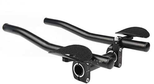 BEAHING Lenkerarmruhe, Fahrradruhe -Lenker, Lenker Aero -Stangen Fahrrad Rasthandbärrad Aluminium Legierung Arm Rest -Lenker Triathlon Aero Bicycle Tri Stangen Relaxation Lenker für Fahrrad