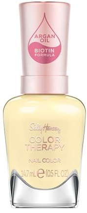 Sally Hansen Color Therapy Smalto Unghie, 460 Ray Of Light, Colora, Rinforza, Cura, 14.7ml
