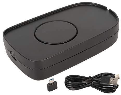 Yechiry Mouse Jiggler, Spostamento Automatico del Mouse con 2 Livelli DPI, Plug & Play Motore Potente Mantieni il PC Sveglio Disco di Grandi Dimensioni Ultra Silenzioso per Giochi,