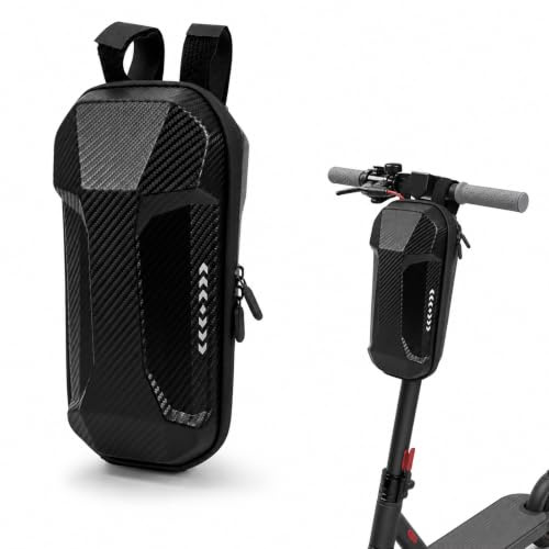 Wotrilw Bolsa Patinete Electrico, Scooter Bolsa de Tubo Frontal, Bolsas de Almacenamiento Impermeable EVA, 3L, para Tubo Superior de Bicicletas de Montaña y Carretera