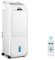Midea AC100-16BR Luftkühler mit Wasserkühlung, Klimaanlage Mobil, Ventilator mit 5L Wasserkühlung, Luftbefeuchter, mit Fernbedienung, 7H Timer, Weitwinkeloszillation, LED Anzeige, 55W