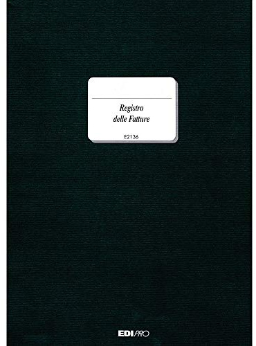EDIPRO - E2136 - Registro IVA fatture 47 pagine numerate f.to 31x24,5