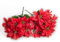 Wyi Künstliche rote Weihnachtssterne aus Kunstseide, Weihnachtsstern, 35,1 cm, 3 Stück
