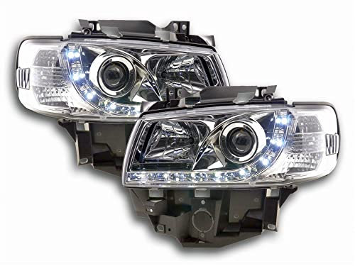 CR-Lights Led Scheinwerfer Set in chrom für VW T4 08.1996-03.2003 Multivan langer Vorderwagen