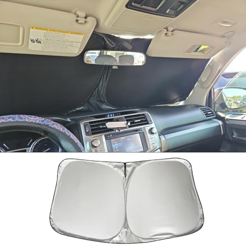 MEDZUK Parasol compatible con Renault Megane E-Tech eléctrico 2022-2024 2025, protección solar para el parabrisas del coche, cubierta del parabrisas frontal, cubierta de parabrisas plegable, accesorio