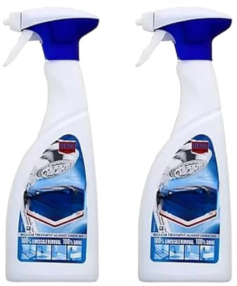 Viacal Limescale Remover Bathroom Spray 500ml | Anti-Droplet Formula, Eliminates Limescale, Soap Scum & Water Stains, Leaves a Long-Lasting Shine, Neutralises Odours (2 Spray)
