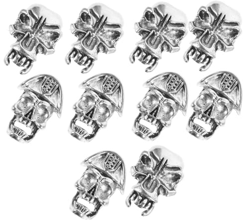 Cabilock Accesorios para Trenzas de Cabello Buen Brillo y Resistente a Deformaciones 10 Piezas de Aleación Diseño Retro Decoración para Dreadlocks para Cosplay y Uso Diario
