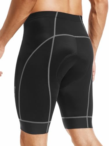 qualidyne Men's Cycling Bike Shorts 3D Padded Bicycle Riding Bike Biking Pants Cycle Shorts
