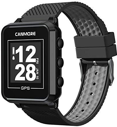 Canmore TW353 Golf-GPS-Uhr, kontrastreiches LCD-Display, leichtes Golfzubehör,Schwarz